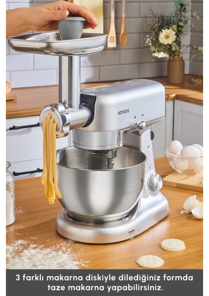 5l Döküm Hamur Yoğurma Makinesi, Çok Amaçlı ve Dayanıklı, Ideal Lezzetler Için indirimleri