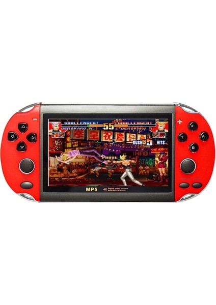 Retro X1 Psp Model 4.3 Tv Out Taşınabilir Oyun Konsolu-Kırmızı