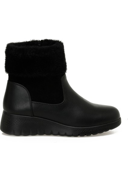 105657.Z5PR Siyah Kadın Dolgu Topuk Bot