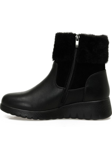 105657.Z5PR Siyah Kadın Dolgu Topuk Bot modelleri