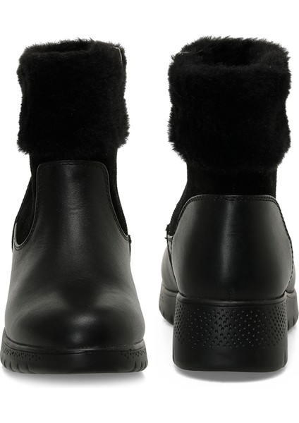 105657.Z5PR Siyah Kadın Dolgu Topuk Bot indirimleri