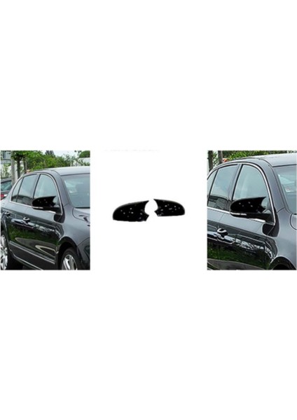 Skoda Super B 2008-2015 Batman Yarasa Ayna Kapağı Takım Piano Black fiyatları