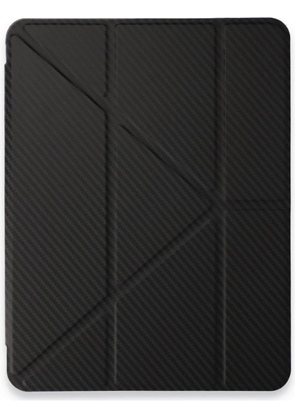iPad Pro 11 (2024) Kılıf Color Karbon Tablet Kılıfı - Siyah
