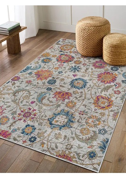 , Makinede Yıkanabilir, Kaymaz Taban, Dijital Baskı, Çok Renkli, Salon Halısı, Oturma Odası Halısı, Mutfak Halısı ve Yolluk