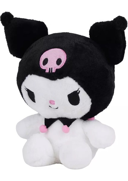 Sanrio Lisanslı Oturan Peluş Oyuncak (26 Cm) - Kuromi fırsatları