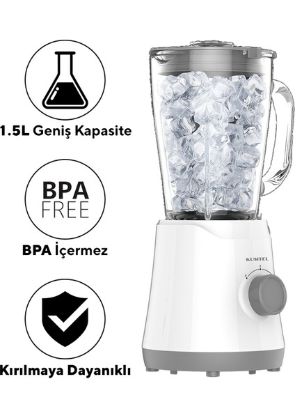 Beyaz Masa Blenderı Cam Sürahili Htb-06, Şık ve Kullanışlı Ev Mutfak Cihazı modelleri