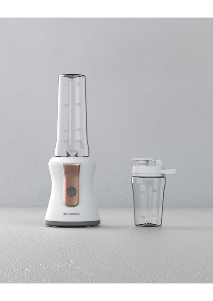 Yüksek Performanslı 3001 Shake Away Smoothie Blender, Şık Beyaz ve Bakır Tasarım