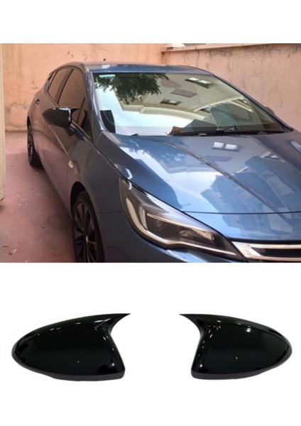 Opel Astra K 2015-2019 Batman Yarasa Ayna Kapağı Takım Piano Black