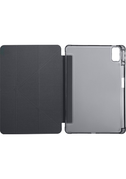 Matepad Se 11 ile Uyumlu Kalem Bölmeli Tri-Folding Premium Tablet Kılıfı – Manyetik Kapanma, Stand Özellikli, Darbeye Dayanıklı Kapak