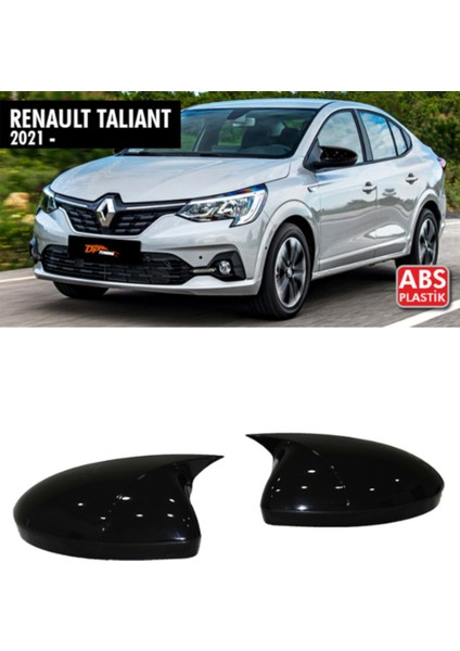 Renault Taliant 2021 ve Sonrası Batman Yarasa Ayna Kapağı Takım Piano Black