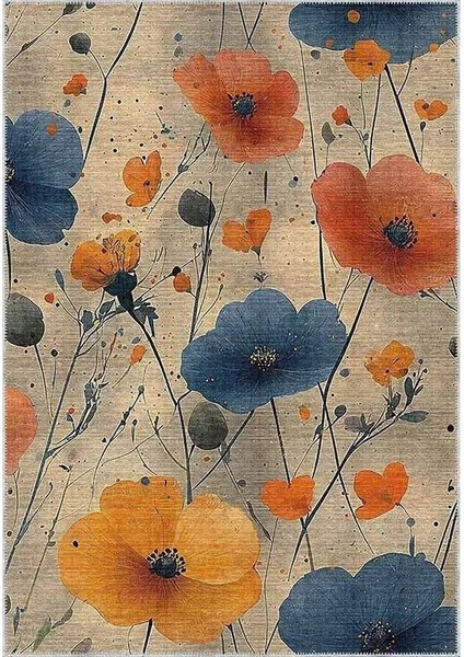 , Makinede Yıkanabilir, Kaymaz Taban, Dijital Baskı, Çok Renkli, Salon Halısı, Oturma Odası Halısı, Mutfak Halısı ve Yolluk fiyatları