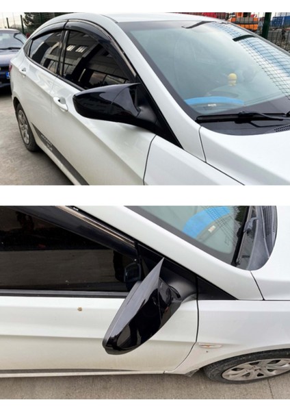 Hyundai Accent Blue 2011 ve Sonrası Batman Yarasa Ayna Kapağı Takım Piano Black fiyatları