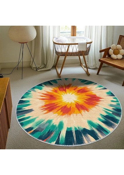 , Makinede Yıkanabilir, Kaymaz Taban, Dijital Baskı, Çok Renkli, Salon Halısı, Oturma Odası Halısı, Mutfak Halısı ve Yolluk