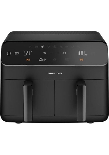 Gri Airfit Twin Airfryer Fr 7284 ile Sağlıklı ve Lezzetli Yemekler Hazırlayın