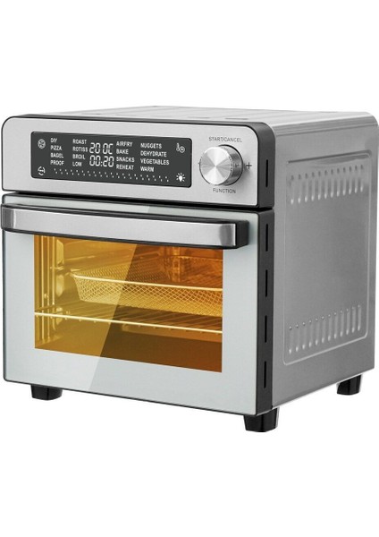 15 Lt Çok Fonksiyonlu Yağsız Fritöz, Sağlıklı ve Hızlı Pişirme Sunar indirimleri