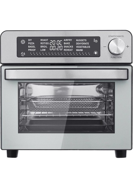 15 Lt Çok Fonksiyonlu Yağsız Fritöz, Sağlıklı ve Hızlı Pişirme Sunar