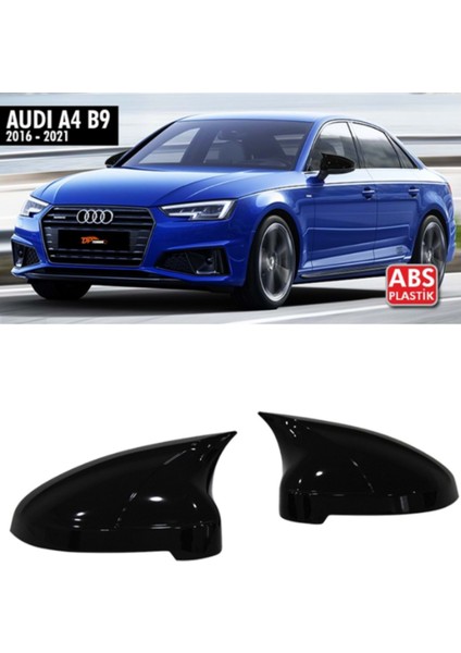 Audi A4 2016-2021 Batman Yarasa Ayna Kapağı Takım Piano Black