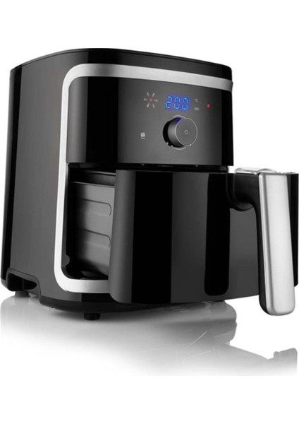 Genç ve Şık Tasarım Büyük Hava Fritözü, Sağlıklı ve Pratik Pişirme Imkanı indirimleri