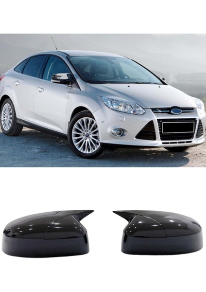 Ford Focus 2 2009-2011 Batman Yarasa Ayna Kapağı Takım Piano Black