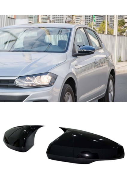 Volkswagen Polo Mk6 2018 ve Sonrası Batman Yarasa Ayna Kapağı Piano Black fiyatları