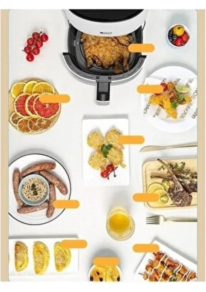 3 Lt Akıllı Hava Fırını Beyaz, Sağlıklı ve Hızlı Atıştırmalıklar Için Ideal indirimleri
