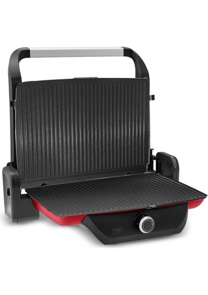 Matte Kırmızı 6 Dilim Kapasiteli Izgara ve Tost Makinesi fırsatları