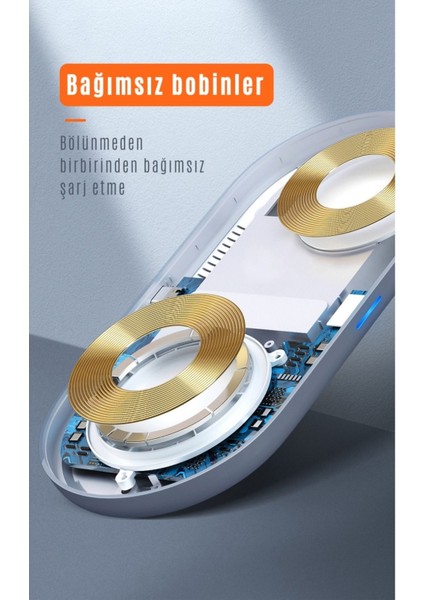 Apple Watch Iphone Kablosuz Şarj Kiti