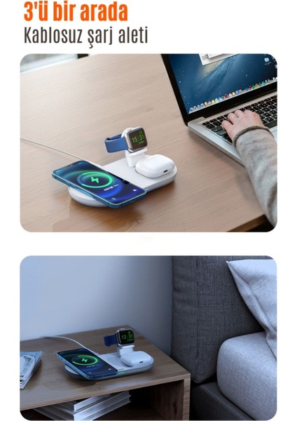 Apple Watch Iphone Kablosuz Şarj Kiti
