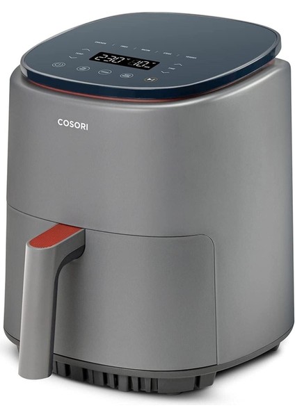 Gri Renkli Hafif Sıcak Hava Fritözü, Sağlıklı ve Pratik Kullanım