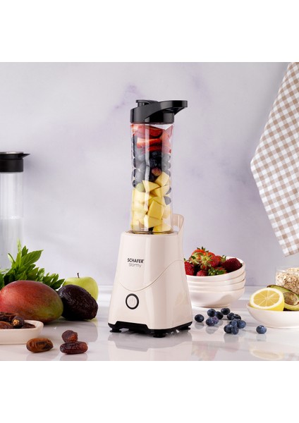 Kişisel ve Pratik Kullanıma Uygun Taşınabilir Mini Blender, Kolayca Hazırlık Sağlar