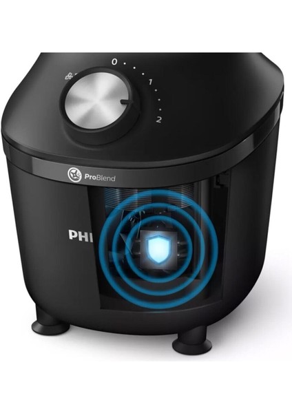 600W, 2l, 2 Hız, Problend Crush Teknolojili Şık ve Güçlü Blender Siyah