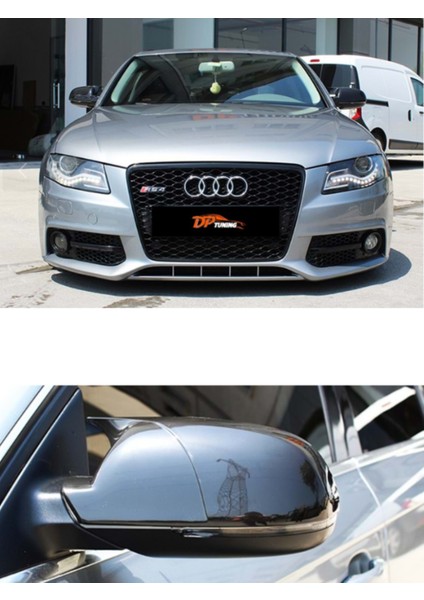 Audi A4 2009-2014 Batman Yarasa Ayna Kapağı Takım Piano Black