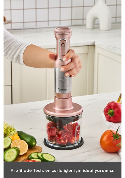 1000W Cam Hazneli Rosegold Blender Seti, Güçlü ve Şık Tasarım indirimleri