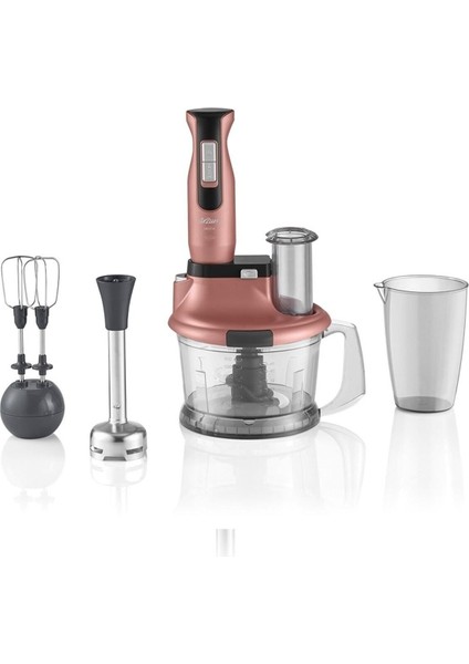 Pembe Çok Amaçlı Blender Seti 1500W Gün Batımı Renkli AR1103