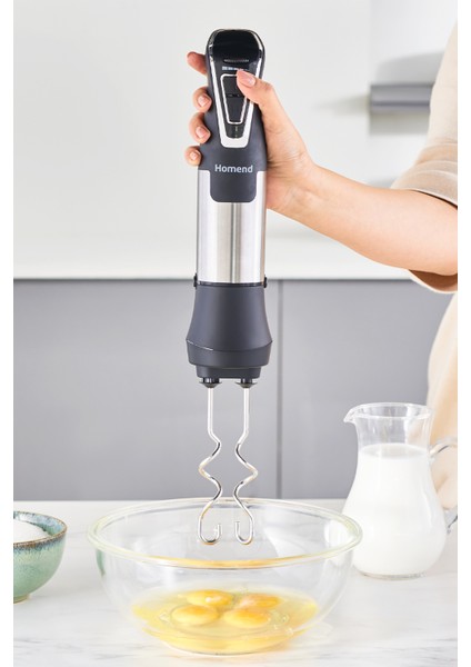 Paslanmaz Çift Bıçaklı Büyük Hızlı Blender Seti, Siyah Renk modelleri