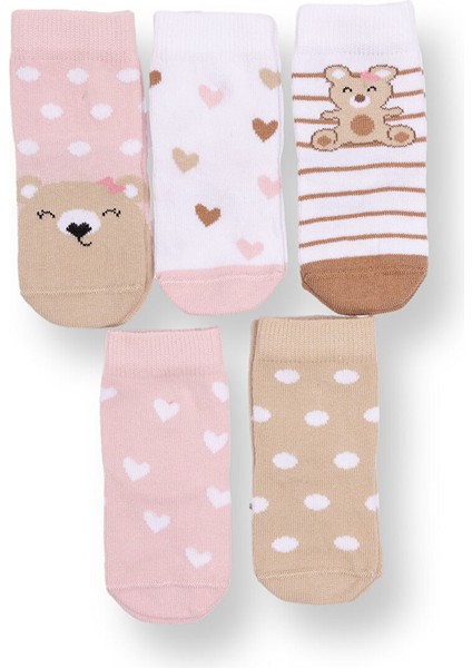 Kız Bebek 5'li Soket Çorap