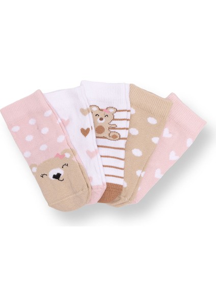 Kız Bebek 5'li Soket Çorap modelleri