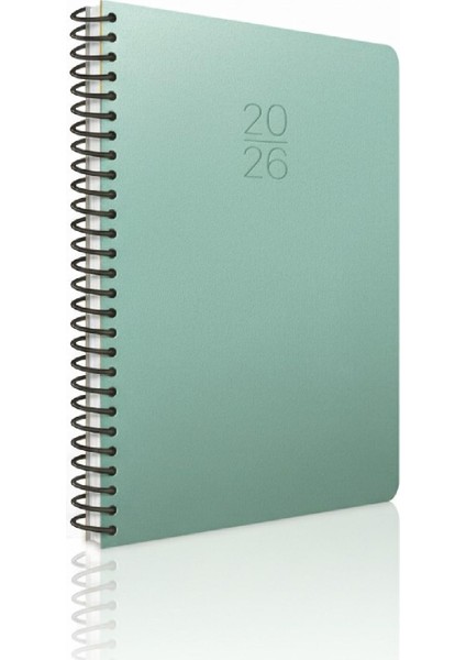 2026 Günlük Ajanda Spiralli Sert Kapak 20X28 cm 336 SAYFA-419-SEK