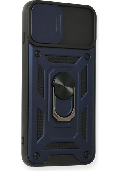 iPhone 7 Plus Kılıf Pars Lens Yüzüklü Silikon - Lacivert fiyatları