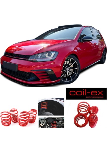 Vw Golf 7 2012-2016 Coil-Ex 3.5cm Spor Yay