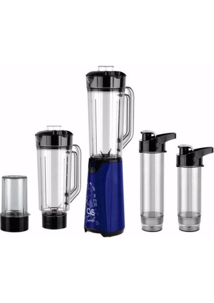 600W Twist Blender, Mavi, Hafif ve Güçlü, Pratik Kullanım