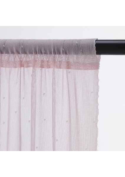 Tül Perde/2 Kanat, Pembe, 145X300 cm fiyatları