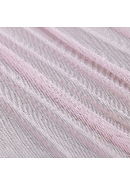Tül Perde/2 Kanat, Pembe, 145X300 cm modelleri