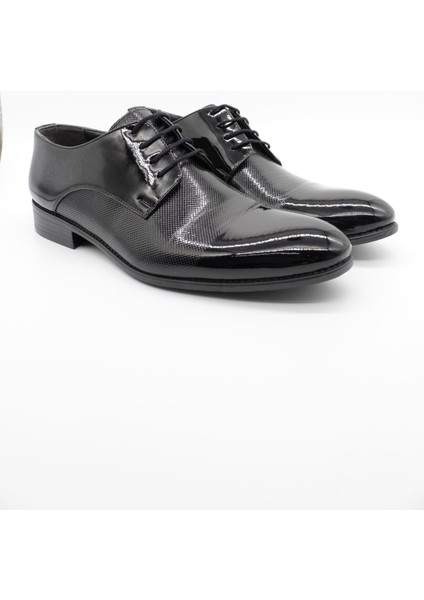 Siyah Bağcıklı Rugan Ceremony Ayakkabı 1033250174 fiyatları