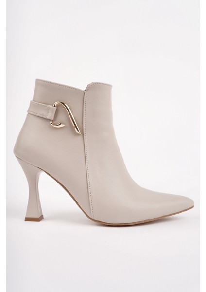 Vivente Sivri Burun Toka Detaylı Fermuarlı Ince Topuklu Kadın Bot modelleri