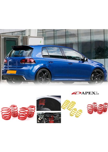 Vw Golf 6 2009-2012 Apexi 3.5 cm Spor Yay