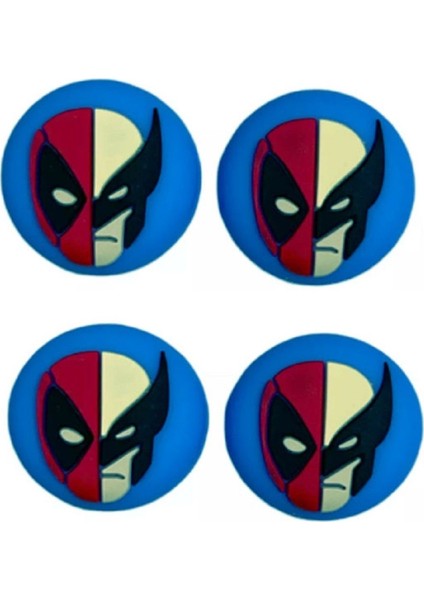 Deadpool & Wolverine Ps5/ps4/ps3/xbox One/one X/one S/series X/series S 3D Analog Silikon -4 Adet