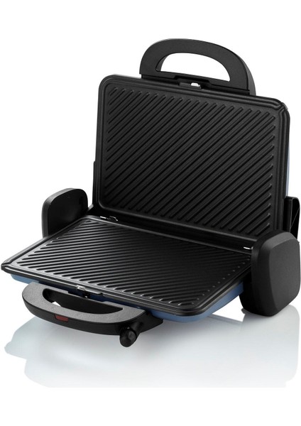 Mavi Renkli 1800 W Tost Makinesi ile Pratik Kahvaltılar fırsatları