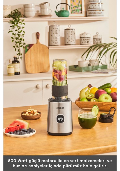 Kişisel 4 Bıçaklı Inox Blender, Pratik ve Şık Smoothie Cihazı modelleri
