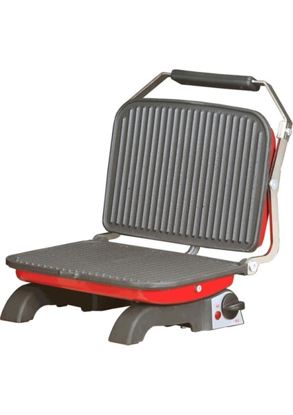 Kırmızı Döküm 8 Dilim Tost Makinesi, Yanmaz ve Yapışmaz, 30X22 Ölçü fiyatları